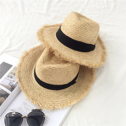 Straw Hat Female Travel Sun-proof Sunshade Wide Brim