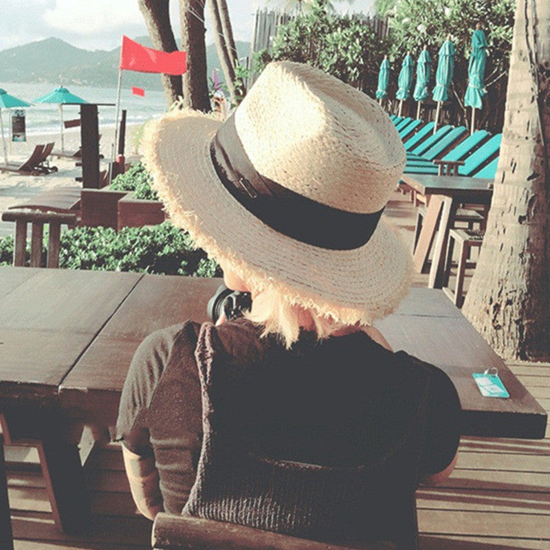 Straw Hat Female Travel Sun-proof Sunshade Wide Brim