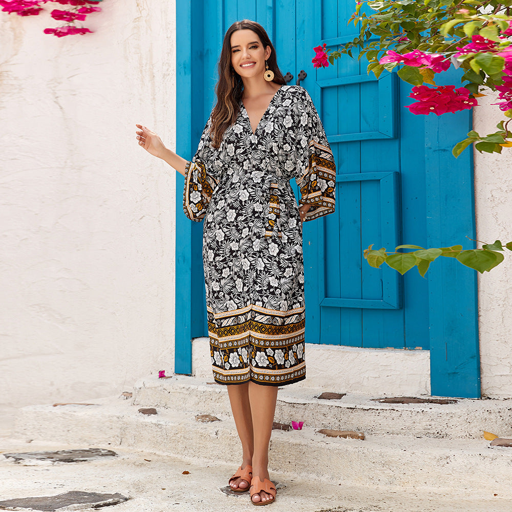 Beach Sun Protection Cardigan Kimono Bikini Jacket